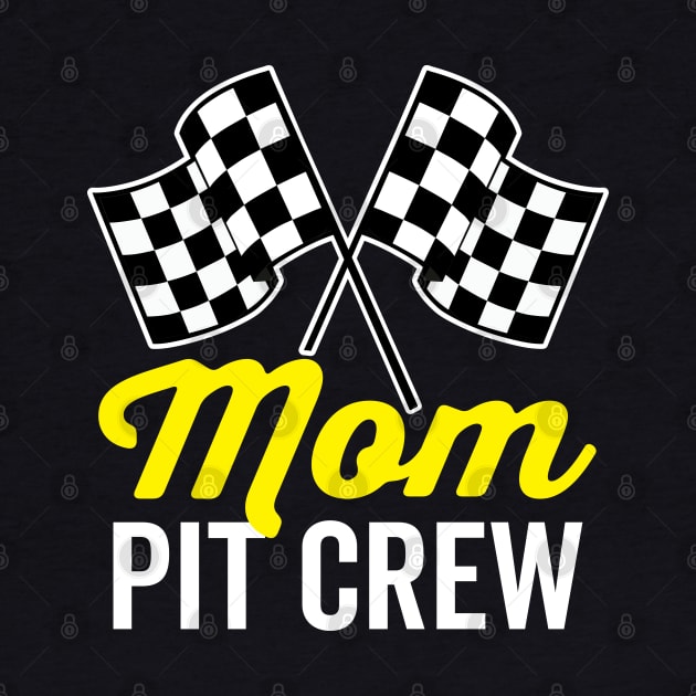 Mom Pit Crew for Racing Party Costume by DetourShirts